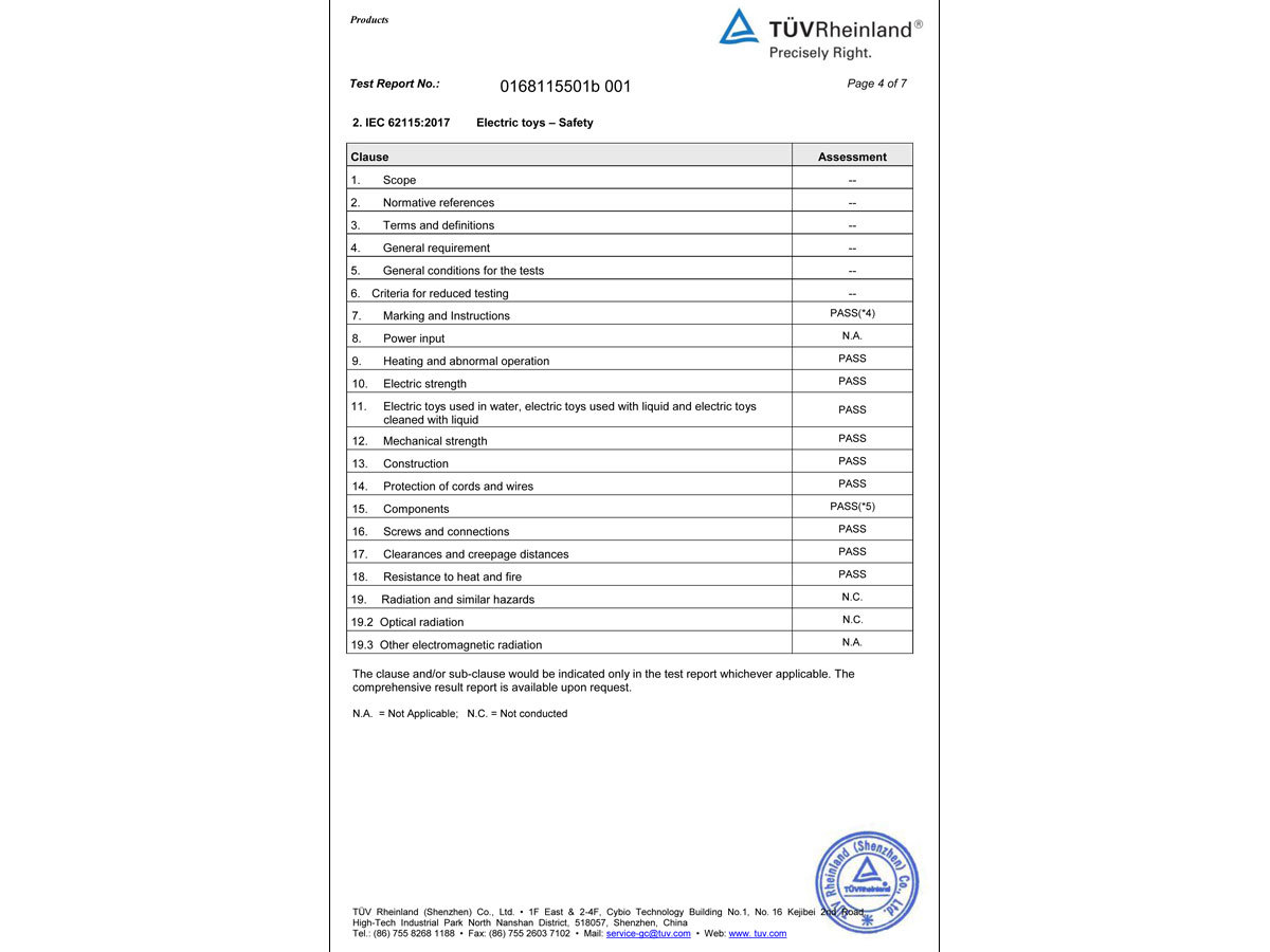 威盛达EN62115 IEC62115 0168115501b 001